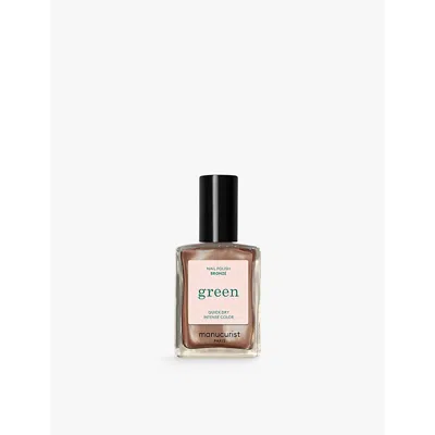 Manucurist Green Bronze Nail Polish 15ml In White