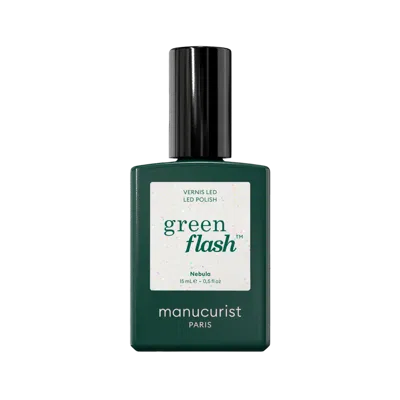 Manucurist Green Flash Led Gel Nail Polish, Non-toxic Nail Polish - Nebula In Transparent