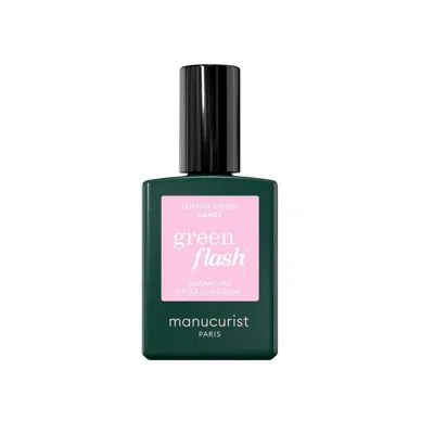 Manucurist Green Flash Led Gel Polish - Candy In Pink