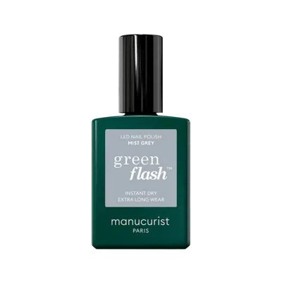 Manucurist Green Flash Led Gel Polish - Mist Grey In Gray