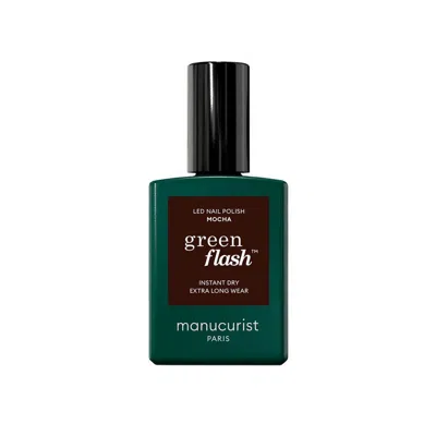 Manucurist Green Flash Led Gel Polish - Mocha In Brown