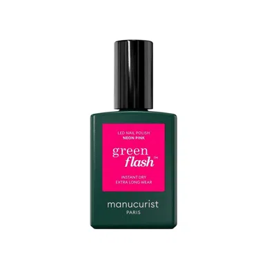 Manucurist Green Flash Led Gel Polish - Neon Pink