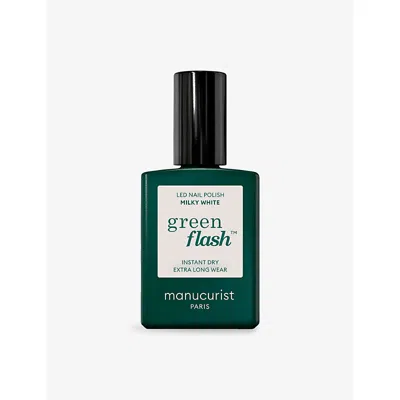 Manucurist Green Flash™ Led Nail Polish 15ml In Milky White