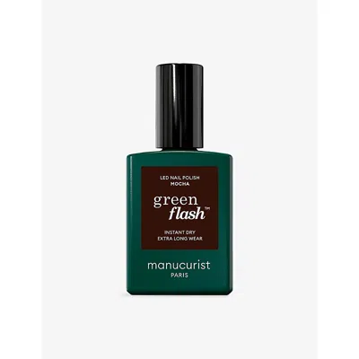Manucurist Green Flash™ Led Nail Polish 15ml In Mocha