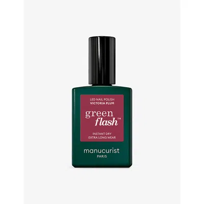 Manucurist Green Flash™ Led Nail Polish 15ml In Victoria Plum