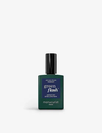 Manucurist Midnight Green Flash Midnight Nail Polish 15ml