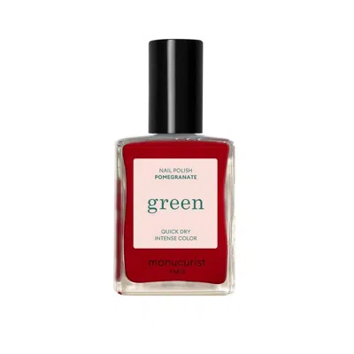 Manucurist Green Nail Polish - Pomegranate In Red
