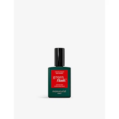 Manucurist Green Flash Nail Polish 15ml In Red