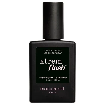 Manucurist Xtrem Flash Long-lasting Gel Nail Polish Top Coat 0.5 Oz/15 ml