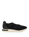 Manuel Barcelò Manuel Barceló Woman Sneakers Black Size 6 Leather, Textile Fibers In Black