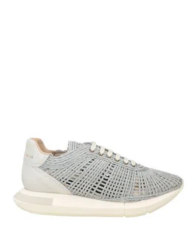 Manuel Barcelò Manuel Barceló Woman Sneakers Light Blue Size 7 Natural Raffia, Leather