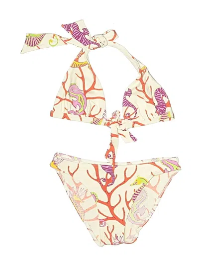 Pre-owned Manuel Canovas Two Piece Swimsuit In Ivory