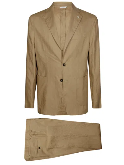 Manuel Ritz Abito 1 Pince Lino In Beige