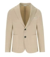 Manuel Ritz Beige Single Breasted Jacket In Neutral