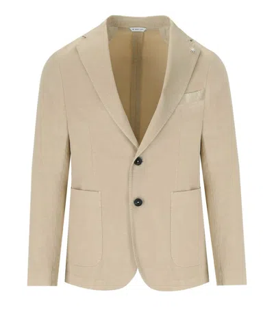MANUEL RITZ BEIGE SINGLE BREASTED JACKET