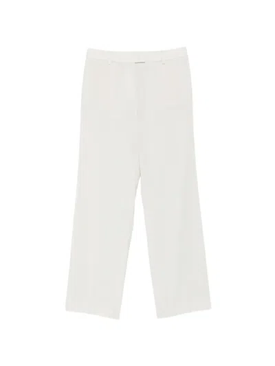 Manuel Ritz Belt-loop Trousers In Neutral