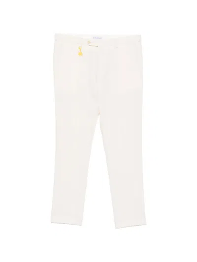 Manuel Ritz Belt-loops Trousers In Animal Print