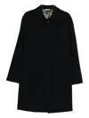 Manuel Ritz Single-breasted Coat In Black