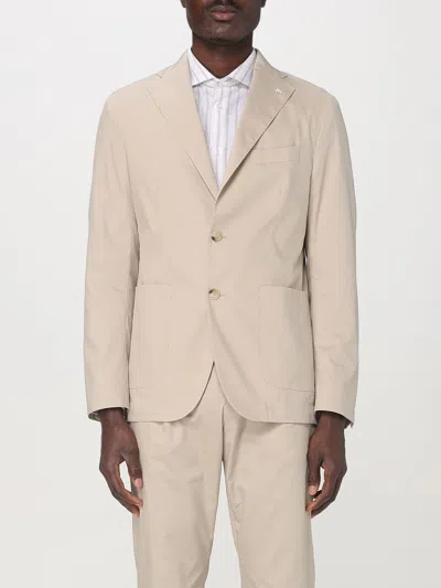 MANUEL RITZ BLAZER MANUEL RITZ MEN COLOR BEIGE,G58602022