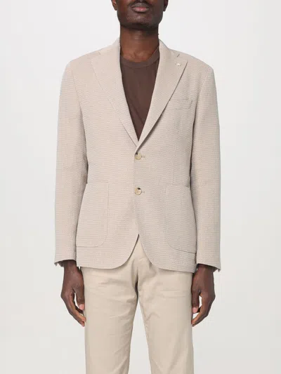 MANUEL RITZ BLAZER MANUEL RITZ MEN COLOR BEIGE,G58605022