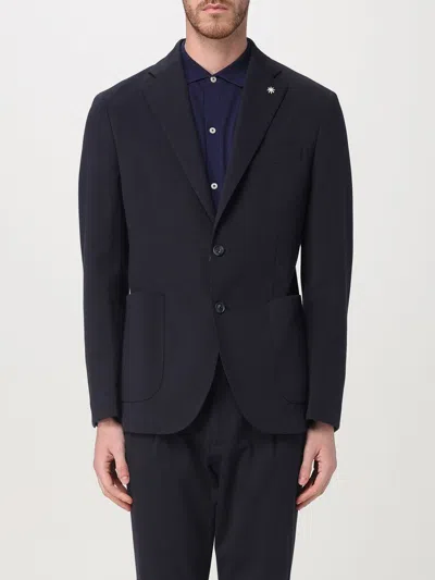 Manuel Ritz Blazer  Men Color Blue
