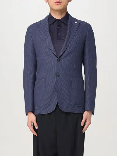 Manuel Ritz Blazer  Men Color Blue