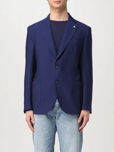 Manuel Ritz Blazer  Men Color Blue