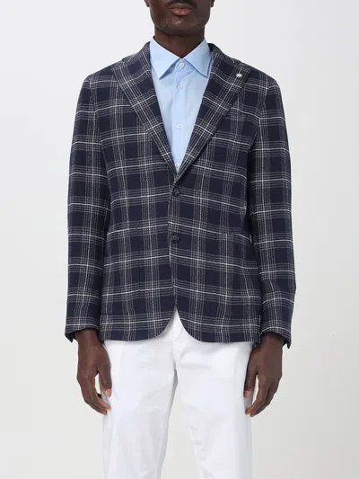 Manuel Ritz Blazer  Men Color Blue In ブルー