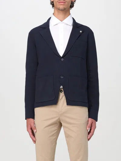 Manuel Ritz Blazer  Men Color Blue