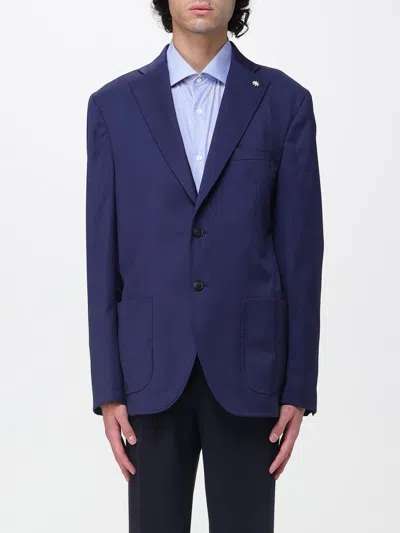 Manuel Ritz Blazer  Men Color Blue
