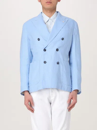 Manuel Ritz Blazer  Men Color Gnawed Blue