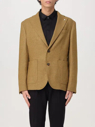 Manuel Ritz Blazer  Men Color Mustard In Mustard
