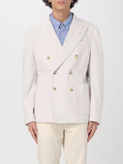 Manuel Ritz Jacket  Men Color Yellow Cream