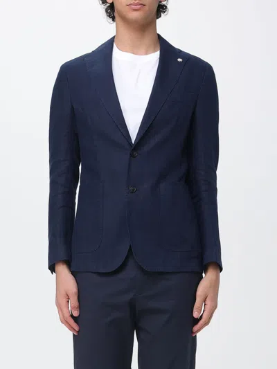 Manuel Ritz ブレザー  メンズ カラー ブルー In Blue