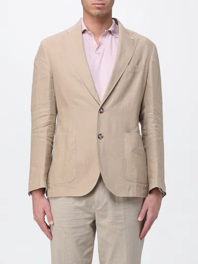 Manuel Ritz ブレザー  メンズ カラー ベージュ In Brown