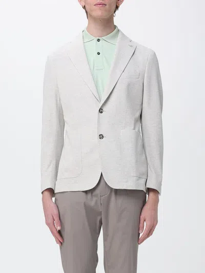 Manuel Ritz ブレザー  メンズ カラー ベージュ In White