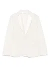 Manuel Ritz Single-breasted Blazer In Beige
