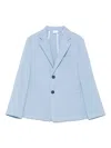 Manuel Ritz Single-breasted Blazer In Light Blue