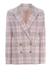 Manuel Ritz Blazer In Nude & Neutrals