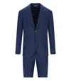Manuel Ritz Partially Lined Bright Blue Drop 8 Suit In Blue