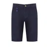 Manuel Ritz Blue Bermudashorts In Blue