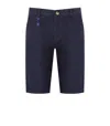 Manuel Ritz Blue Bermudashorts In Blue