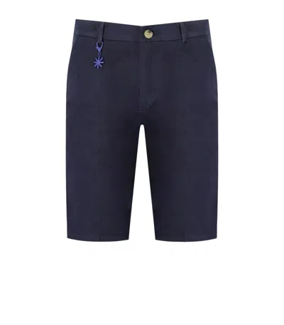 MANUEL RITZ BLUE BERMUDASHORTS