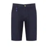 MANUEL RITZ MANUEL RITZ  BLUE BERMUDASHORTS