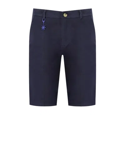 Manuel Ritz Blue Bermudashorts In Blau