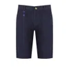Manuel Ritz Blue Bermudashorts In Blau