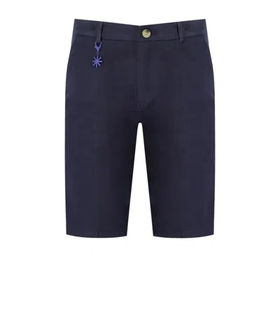 Manuel Ritz Blue Bermudashorts In Blau