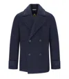 Manuel Ritz Blue Double-breasted Coat