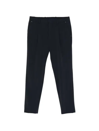 Manuel Ritz Blue Elasticated Waistband Trousers