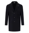 Manuel Ritz Blue Single Breasted Coat
